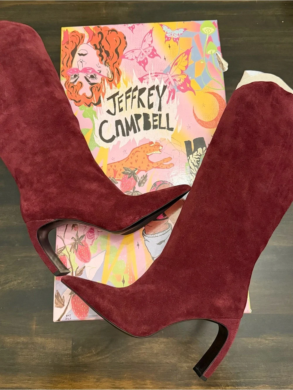 New Jeffrey Campbell Suede Boots